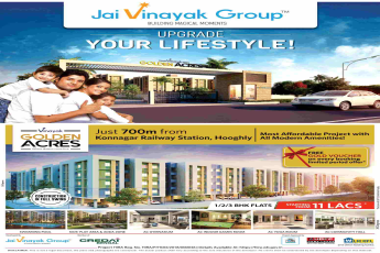 Get gold voucher on every booking at Jai Vinayak Golden Acres in Kolkata
